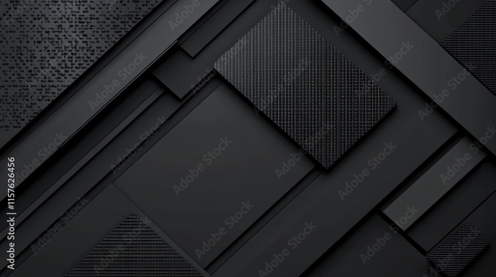 Fototapeta premium Abstract dark geometric pattern background