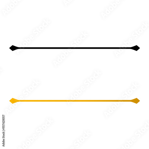Black and gold simple dividers