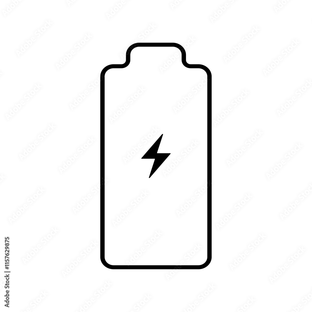 battery Charge icon Vertical vector illustration battery Charge icon Vertical vector illustration