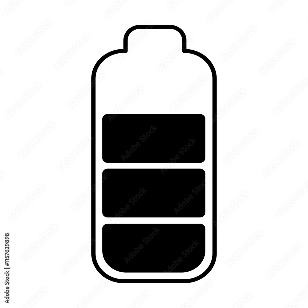 battery icon Vertical vector illustration battery icon Vertical vector illustration