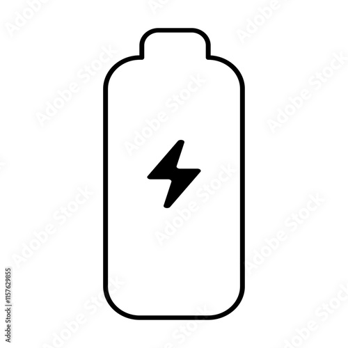 battery Charge icon Vertical vector illustration