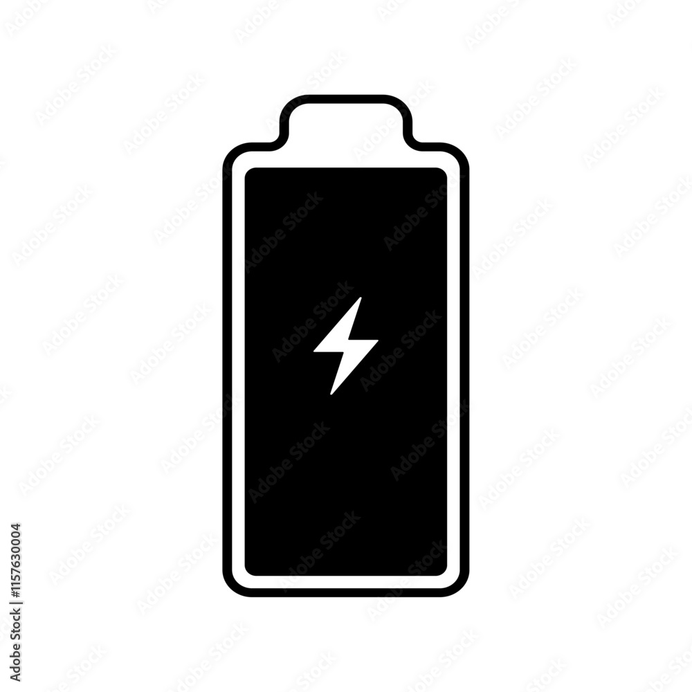 battery Charge icon Vertical vector illustration battery Charge icon Vertical vector illustration