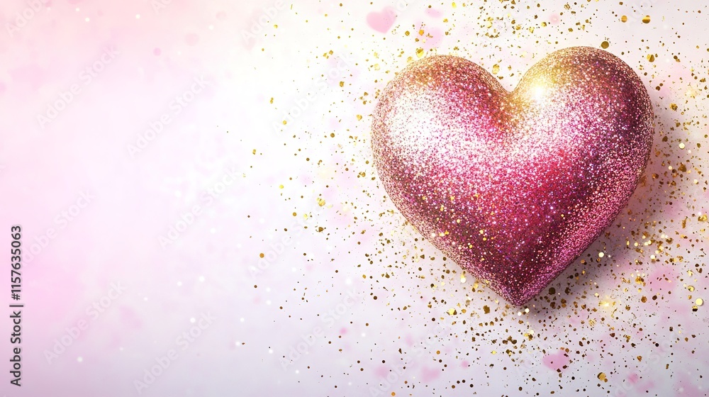 Pink heart shaped candy	
