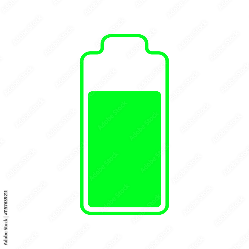 battery icon Vertical vector illustration battery icon Vertical vector illustration