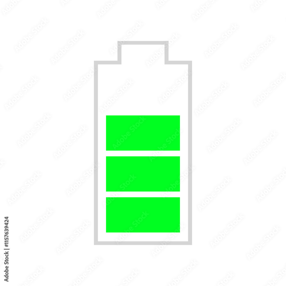 battery icon Vertical vector illustration battery icon Vertical vector illustration