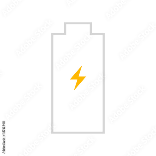 battery Charge icon Vertical vector illustration