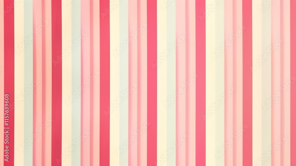 Obraz premium Candy stripe pattern wallpaper