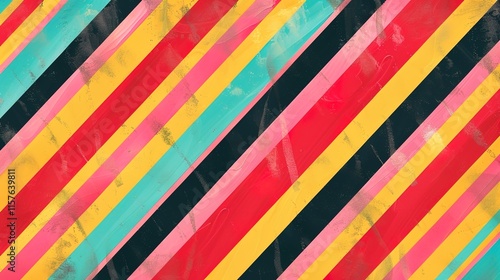 Wallpaper Mural Candy stripe pattern wallpaper Torontodigital.ca
