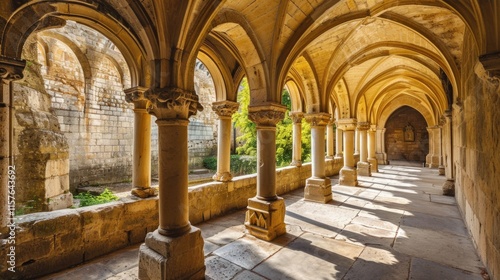 Medieval Marvel: Romanesque Cloisters at Cathedral of the Holy Saviour, Aix-en-Provence, France