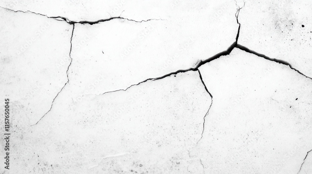 Cracked White Wall Texture Capturing Age and Wear in a Minimalist Style Cracked White Wall Texture Capturing Age and Wear in a Minimalist Style