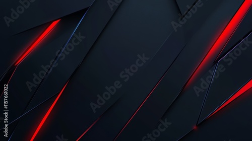 Abstract background with dark texture and red glowing lines.