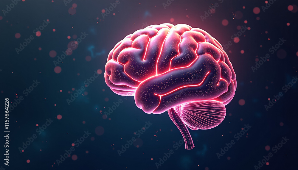 Intricate Brain Anatomy Illustration Intricate Brain Anatomy Illustration