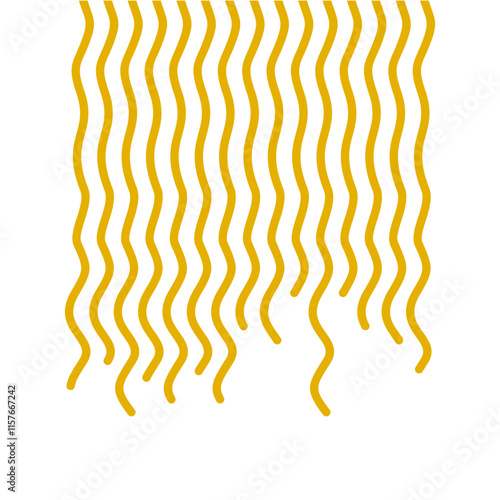 Instant noodle pattern. Instant noodle symbol. Noodle seamless pattern vector