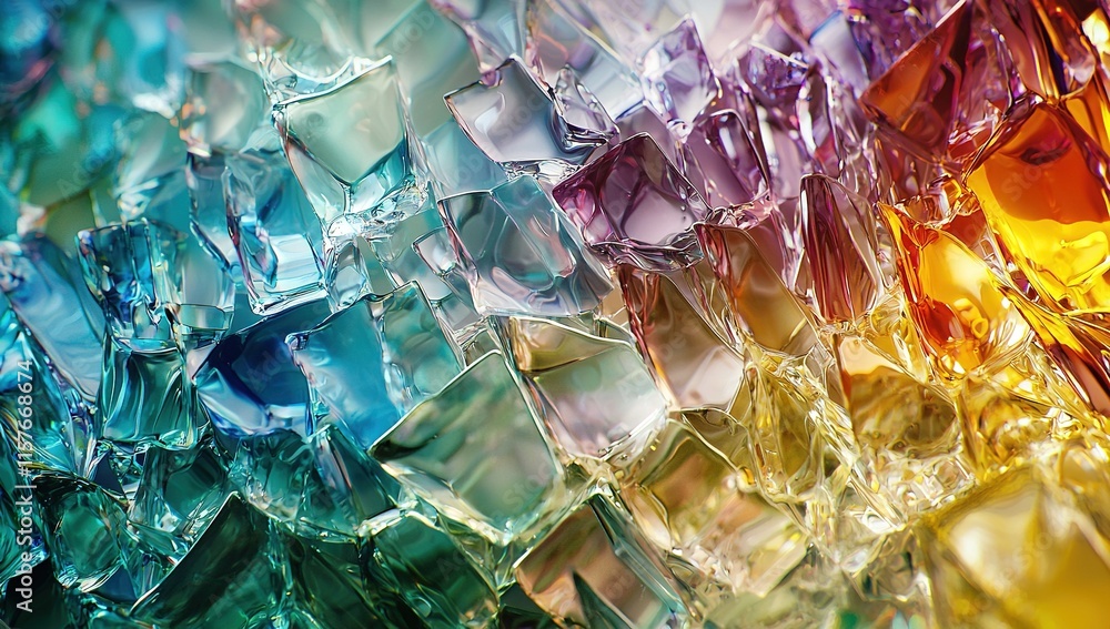 Obraz premium abstract multicolored glass background