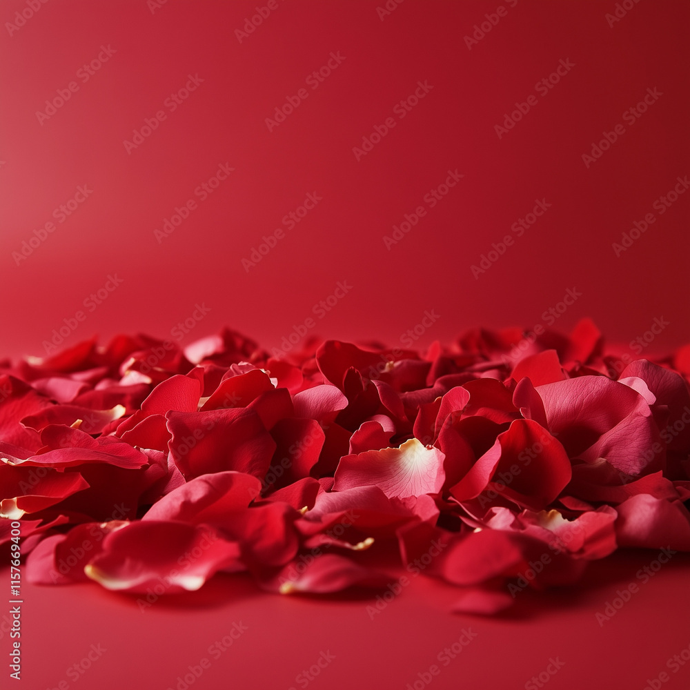 red rose and petals red rose and petals
