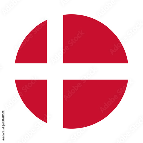 Photography Round Denmark flag icon