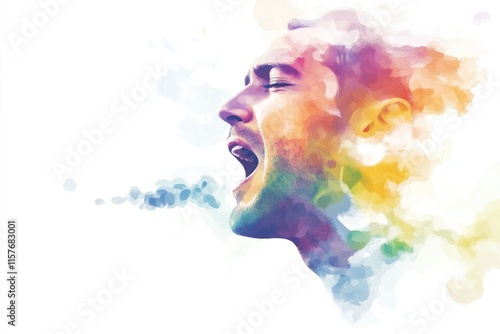 Wallpaper Mural A person holding a cigarette, an everyday scene Torontodigital.ca