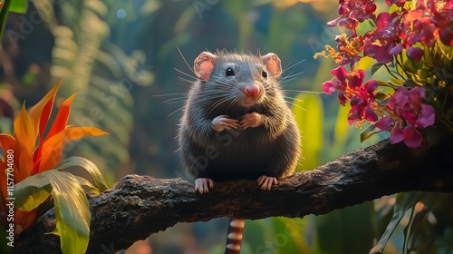 Close-up of a Northern Luzon Giant Cloud Rat