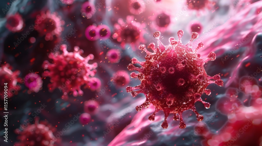 Illustrate the interaction between cholesterol molecules and viral particles in Illustrate the interaction between cholesterol molecules and viral particles in