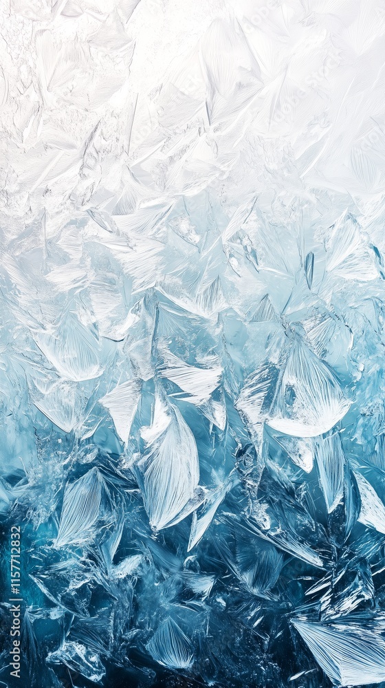 Abstract Ice Crystals Texture Background - made with Generative AI Abstract Ice Crystals Texture Background - made with Generative AI