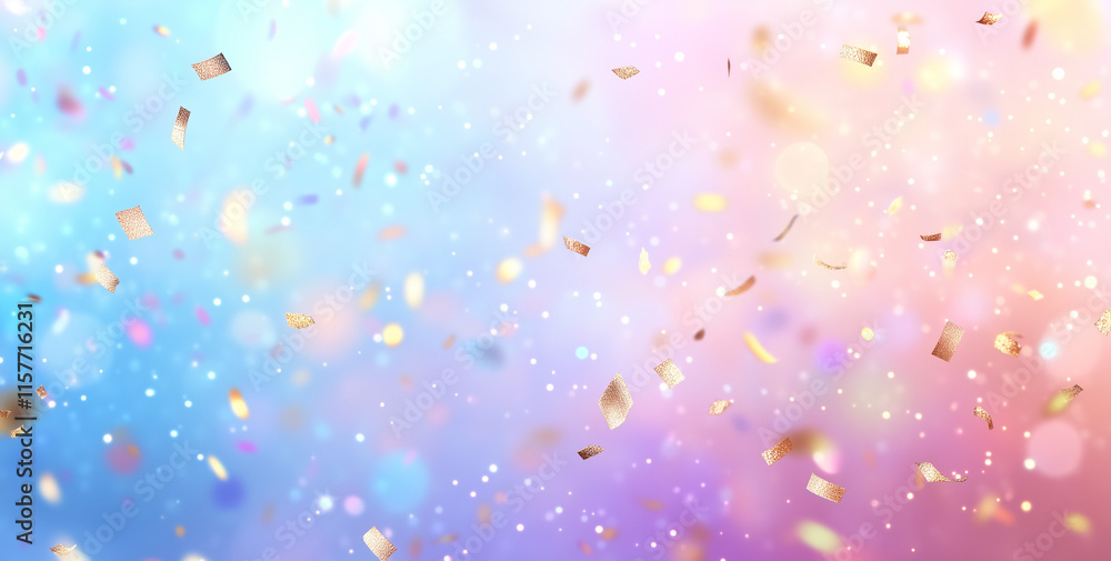 A vibrant New Year's background with fireworks and golden confetti against a colorful backdrop. Perfect for festive and celebratory themes. A vibrant New Year's background with fireworks and golden confetti against a colorful backdrop. Perfect for festive and celebratory themes.