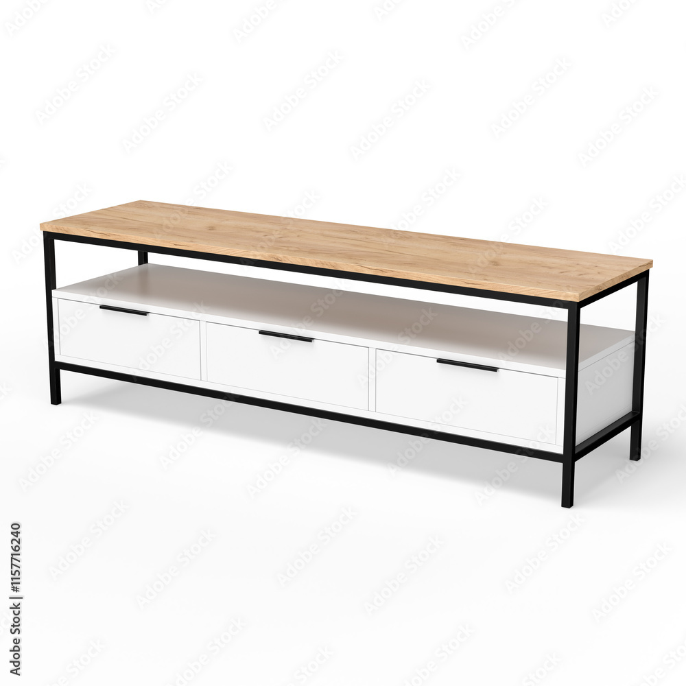 TV table for home or apartment interior TV table for home or apartment interior