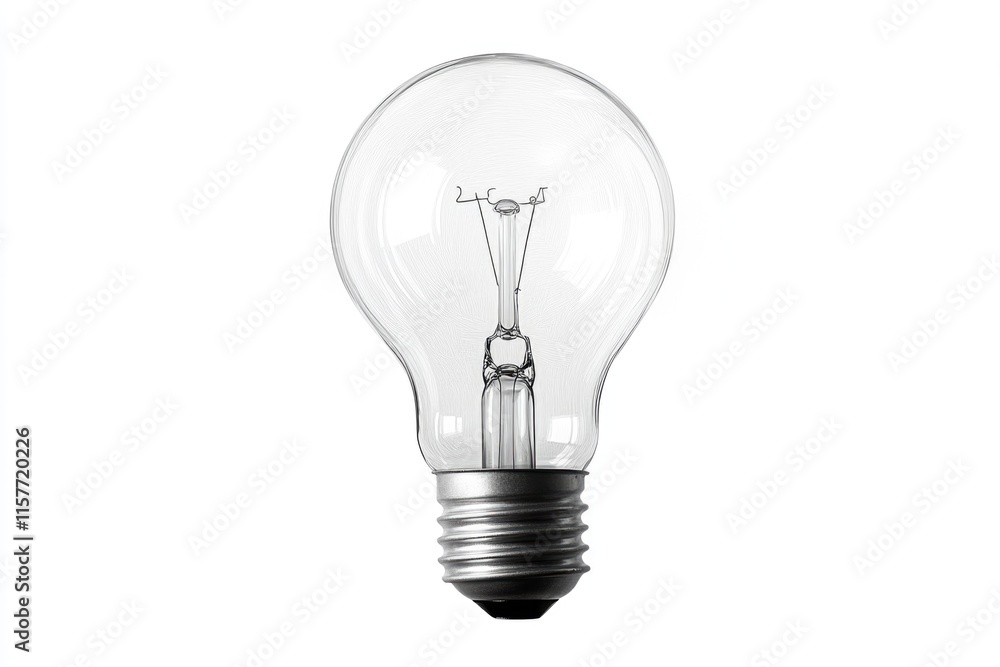 A simple light bulb with a wire attached for powering A simple light bulb with a wire attached for powering