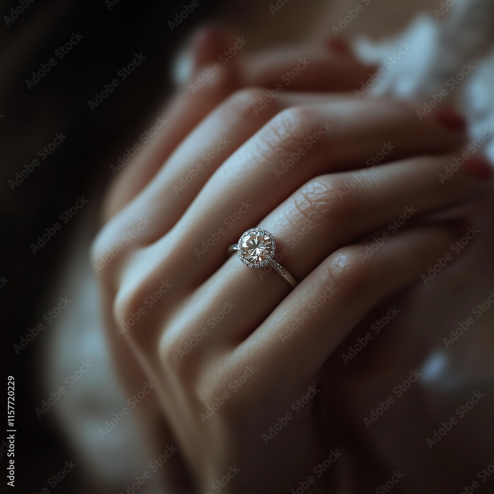 engagement ring on the finger of the fiance engagement ring on the finger of the fiance