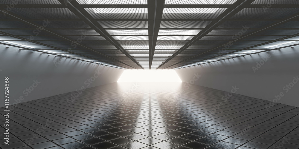 Futuristic Corridor with Bright Light 3d render wallpaper background Futuristic Corridor with Bright Light 3d render wallpaper background