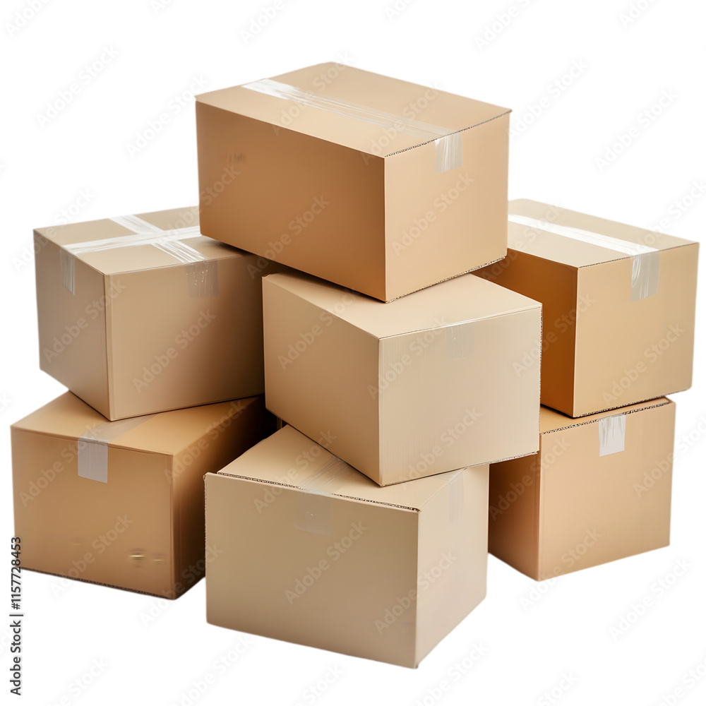 Stack of Cardboard Boxes Shipping Delivery Packaging Cargo Logistics Warehouse Stack of Cardboard Boxes Shipping Delivery Packaging Cargo Logistics Warehouse