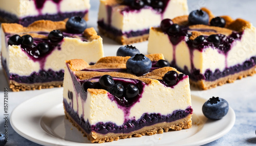 Wallpaper Mural Blueberry cheesecake Torontodigital.ca