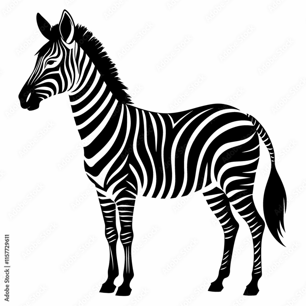Obraz premium zebra vector illustration
