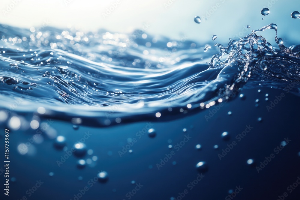 A close-up shot of a powerful ocean wave, suitable for use as a background or texture A close-up shot of a powerful ocean wave, suitable for use as a background or texture