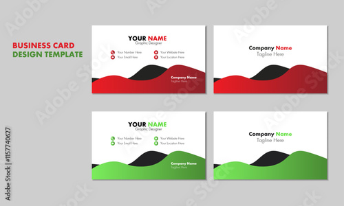 creative modern name card and business card Design