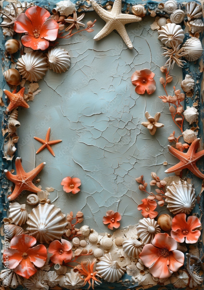 Fototapeta premium Underwater Junk Journal Pages Watercolor Ocean Junk Journal Printable Papers