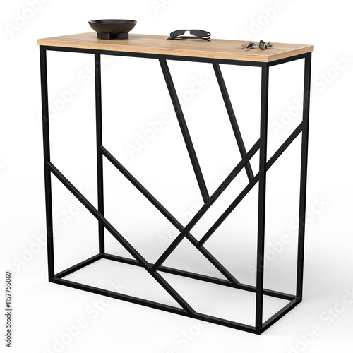 Canvas Print Console table for interiors and home hallways