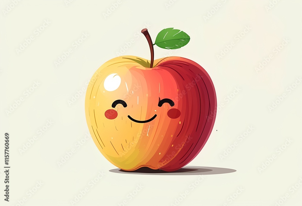 Obraz premium cartoon fruit