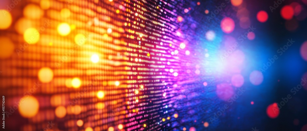 Colorful pixel grids pulse with luminous hues in radiant abstract patterns., Generative AI Colorful pixel grids pulse with luminous hues in radiant abstract patterns., Generative AI