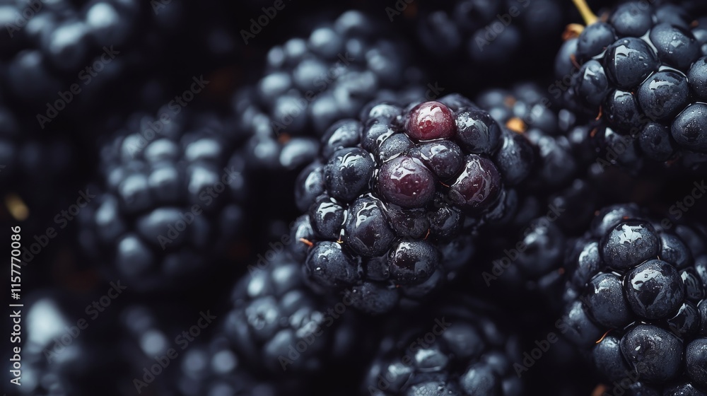 close up a heap of ripe blackberries close up a heap of ripe blackberries