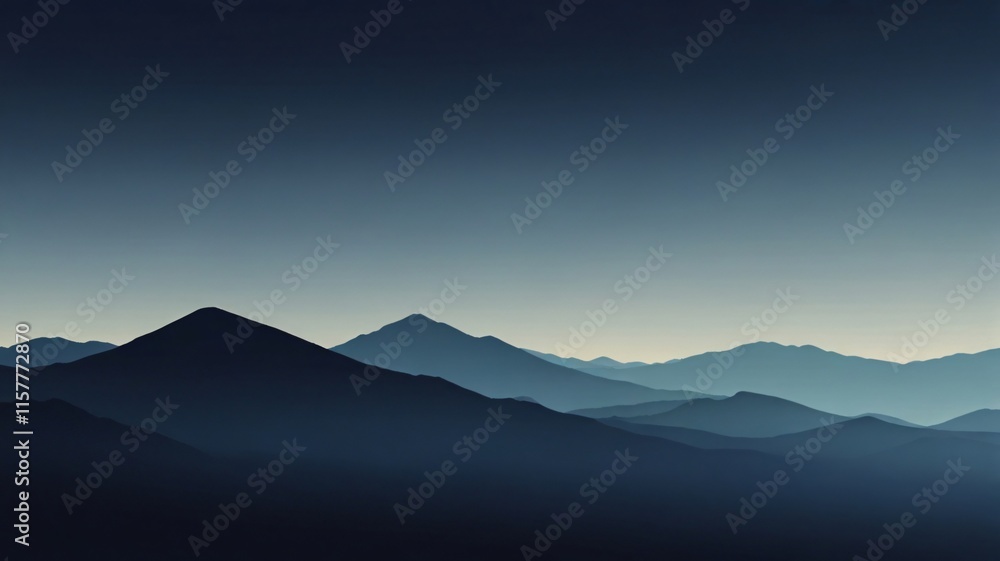 mountains in the fog background , AI Generated. mountains in the fog background , AI Generated.