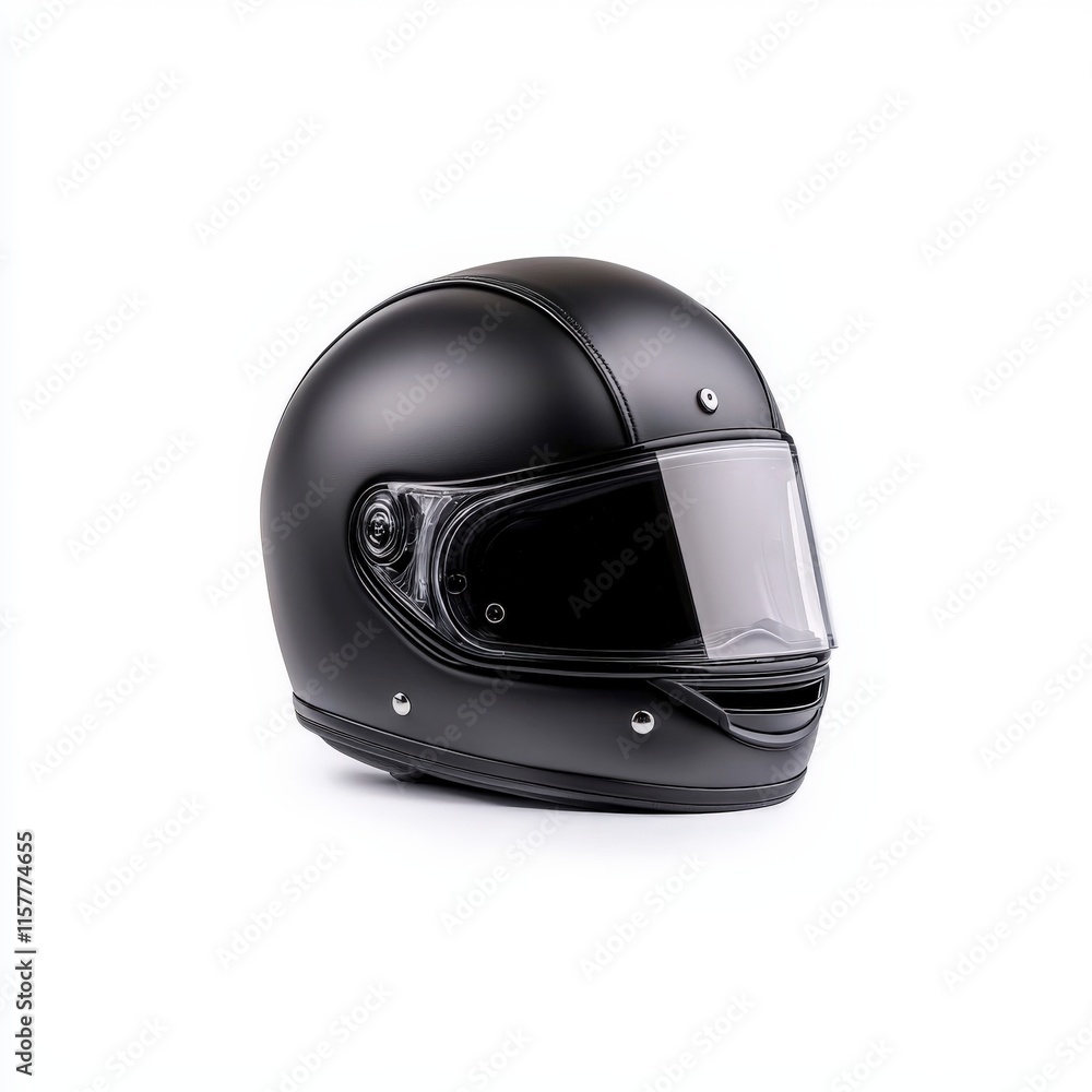 A sleek black motorcycle helmet with a visor, designed for safety and style on the road. A sleek black motorcycle helmet with a visor, designed for safety and style on the road.