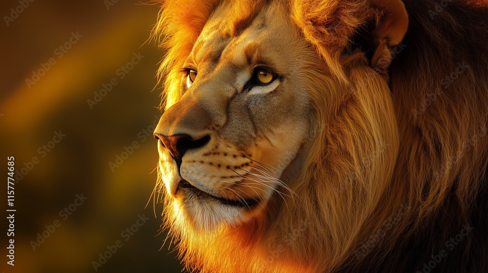 Fototapeta premium Lion of Judah, exuding strength and power