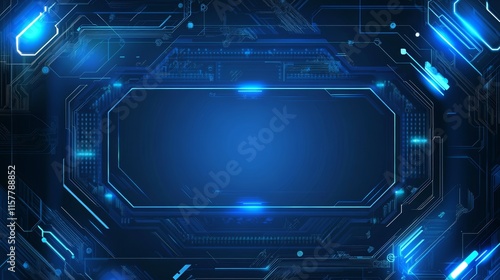 Abstract futuristic tech background