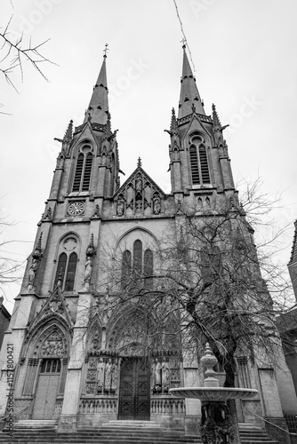The Sainte Segolene church ...