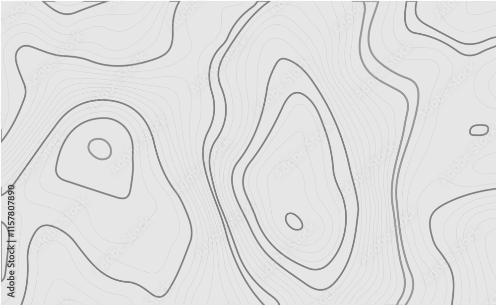 The black grey on white contours vector topography stylized height of the lines. The concept of a conditional geography scheme and the terrain path. Ultra wide. Map vector terrain Illustration. The black grey on white contours vector topography stylized height of the lines. The concept of a conditional geography scheme and the terrain path. Ultra wide. Map vector terrain Illustration.