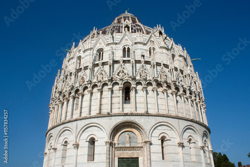 Obraz na płótnie St John's Baptistery, Pisa w salonie