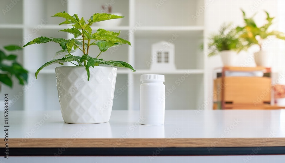 Elegant Interior Design Inspiration Table Featuring a Lush Green Plant and a Chic White Vase, Perfect for Enhancing Your Home Decor Aesthetic and Bringing Nature Indoors Elegant Interior Design Inspiration Table Featuring a Lush Green Plant and a Chic White Vase, Perfect for Enhancing Your Home Decor Aesthetic and Bringing Nature Indoors