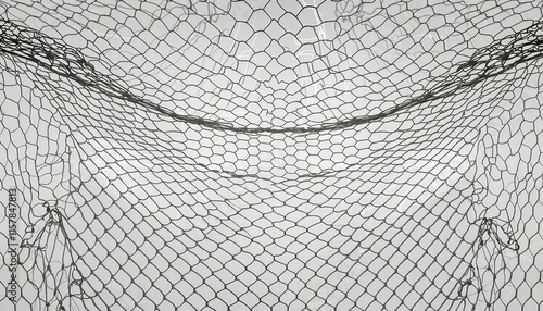 Seamless Soccer Goal Mesh Texture with Fishnet Pattern Black Rope Design for Sports Backgrounds and Graphic Projects