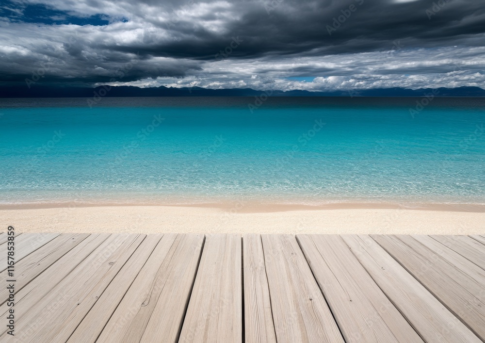 Fototapeta premium Enjoy a getaway in Tropic Paradise, exploring the Jetty on Isla Mujeres, Mexico