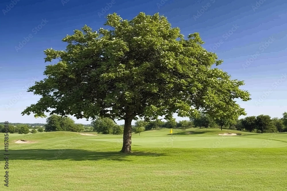 In the public park, the beautiful morning sun illuminates the lush green grass In the public park, the beautiful morning sun illuminates the lush green grass